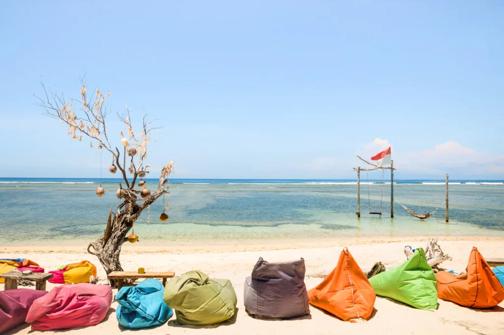 Duduk di Pinggir Pantai Seharian - Gili Trawangan